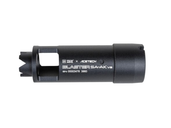 Tracer Specna Arms x AceTech Blaster SA-AK v2 suppressor Black 4
