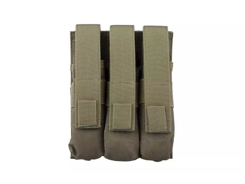 Triple magazine pouch for MP5 type magazines - olive 1 Triple magazine pouch for MP5 type magazines - olive 1