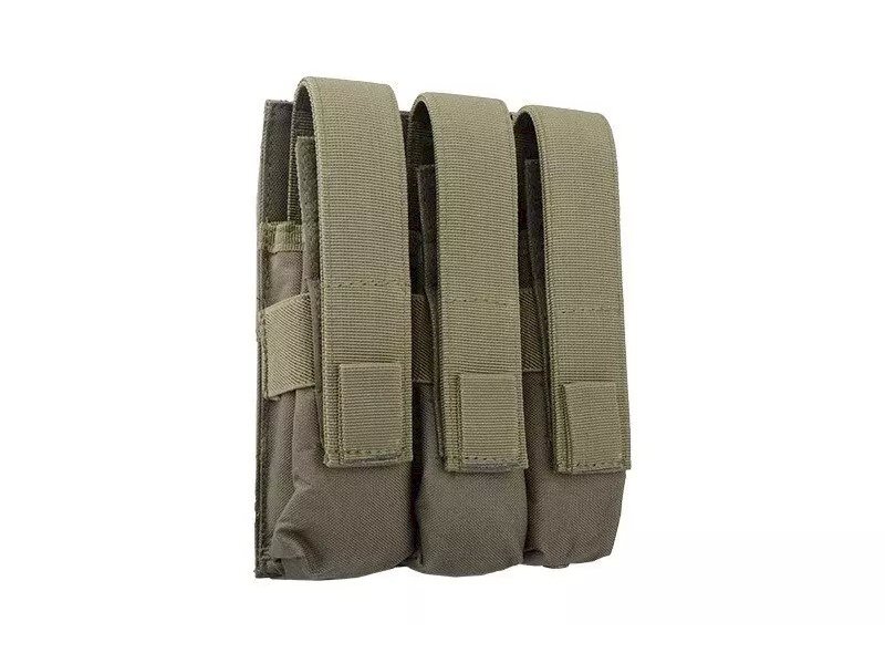 Triple magazine pouch for MP5 type magazines - olive 2 Triple magazine pouch for MP5 type magazines - olive 2