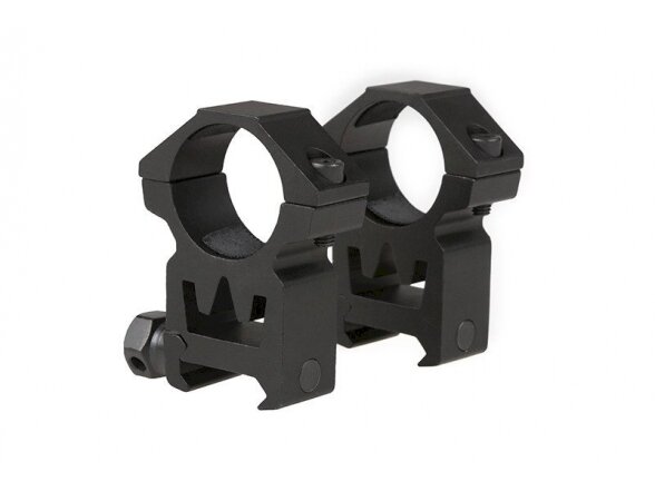 Two-part 25mm optics mount for RIS rail (high) 1 Two-part 25mm optics mount for RIS rail (high) 1