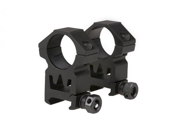 Two-part 25mm optics mount for RIS rail (high) Two-part 25mm optics mount for RIS rail (high)