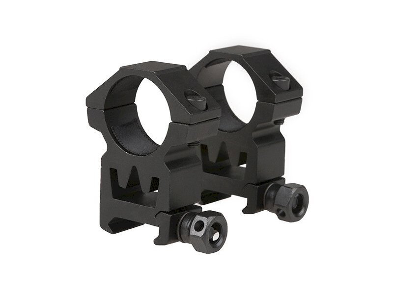 Two-part 25mm optics mount for RIS rail (high) Two-part 25mm optics mount for RIS rail (high)