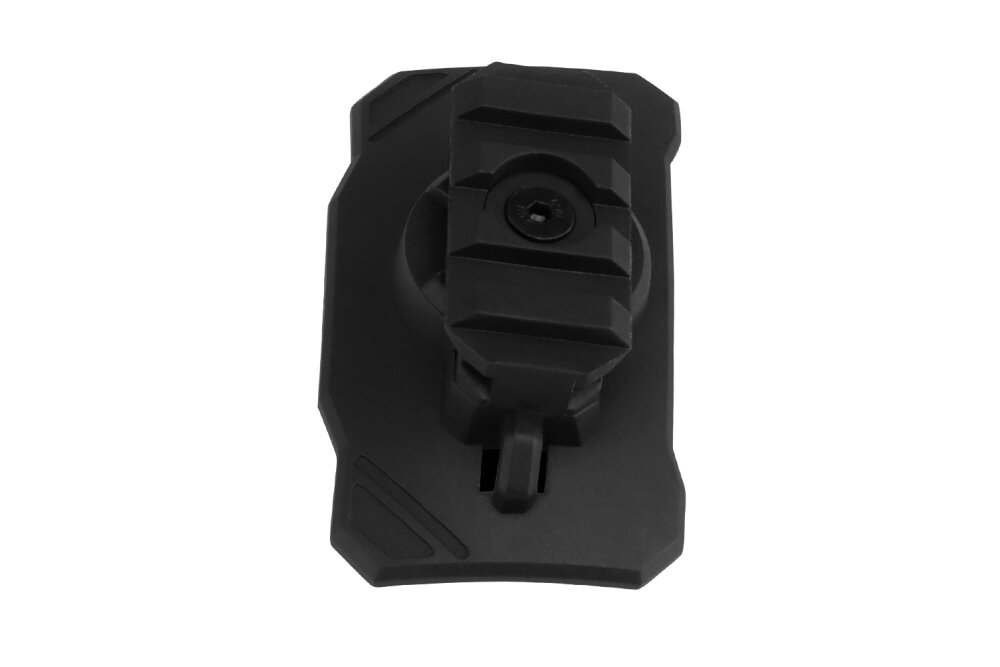 Universal flashlight mount for Wosport helmet Black 1