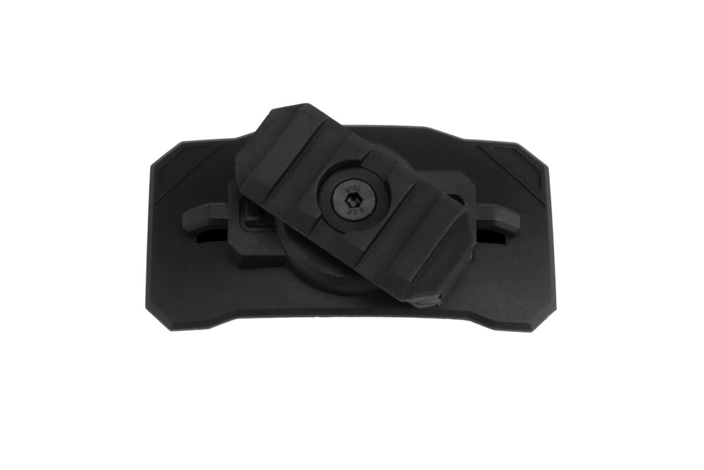 Universal flashlight mount for Wosport helmet Black 2