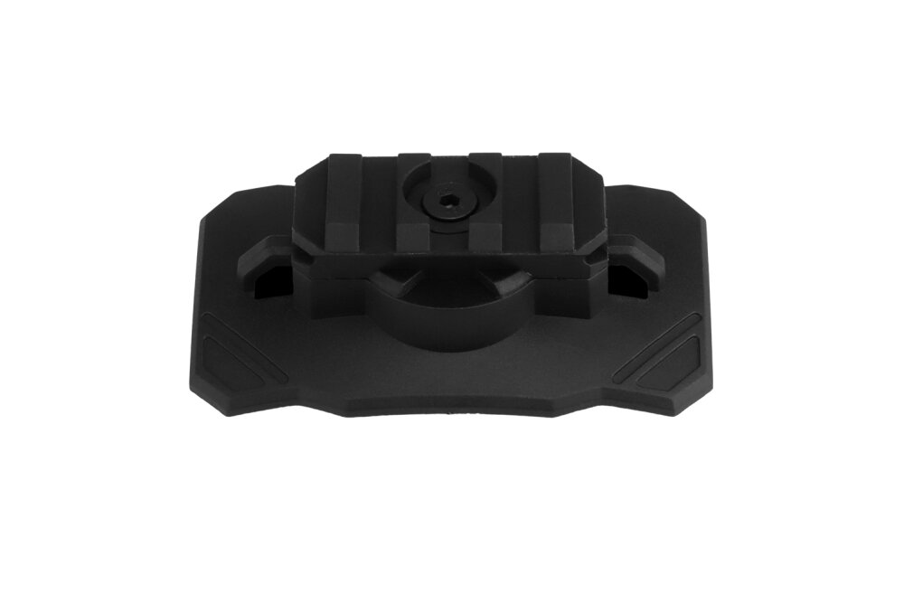 Universal flashlight mount for Wosport helmet Black 3