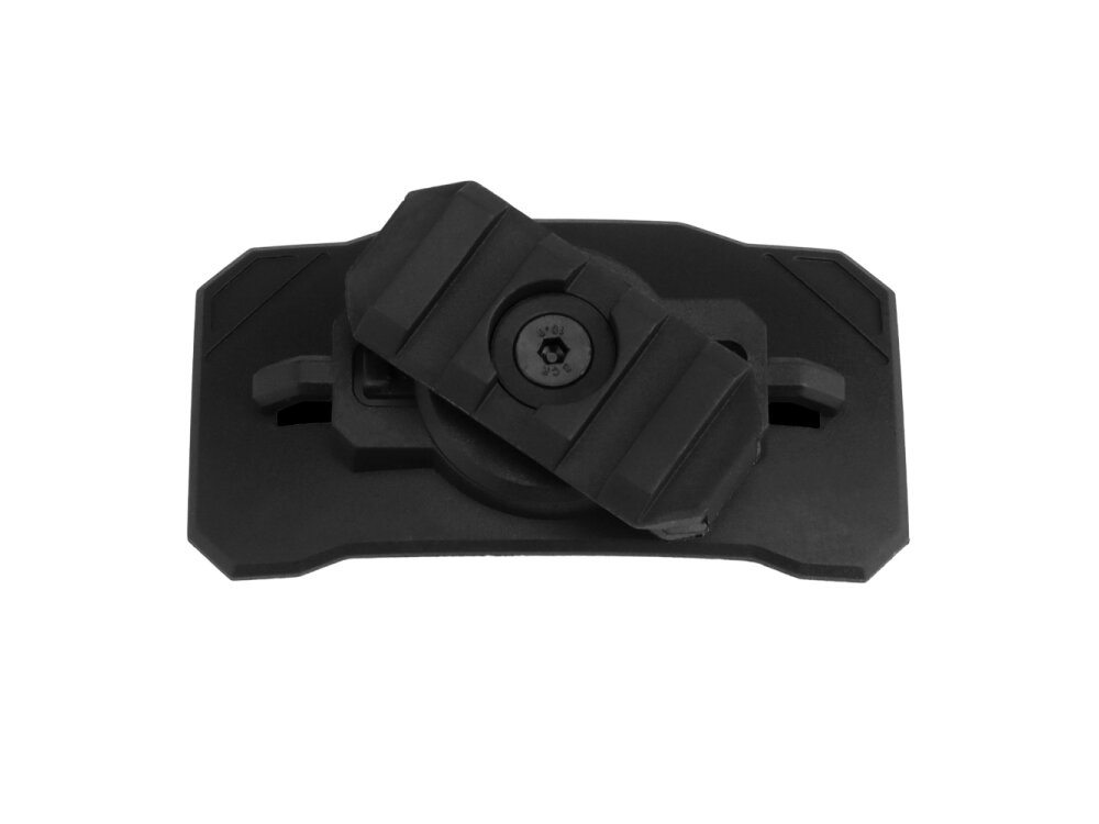 Universal flashlight mount for Wosport helmet Black 2