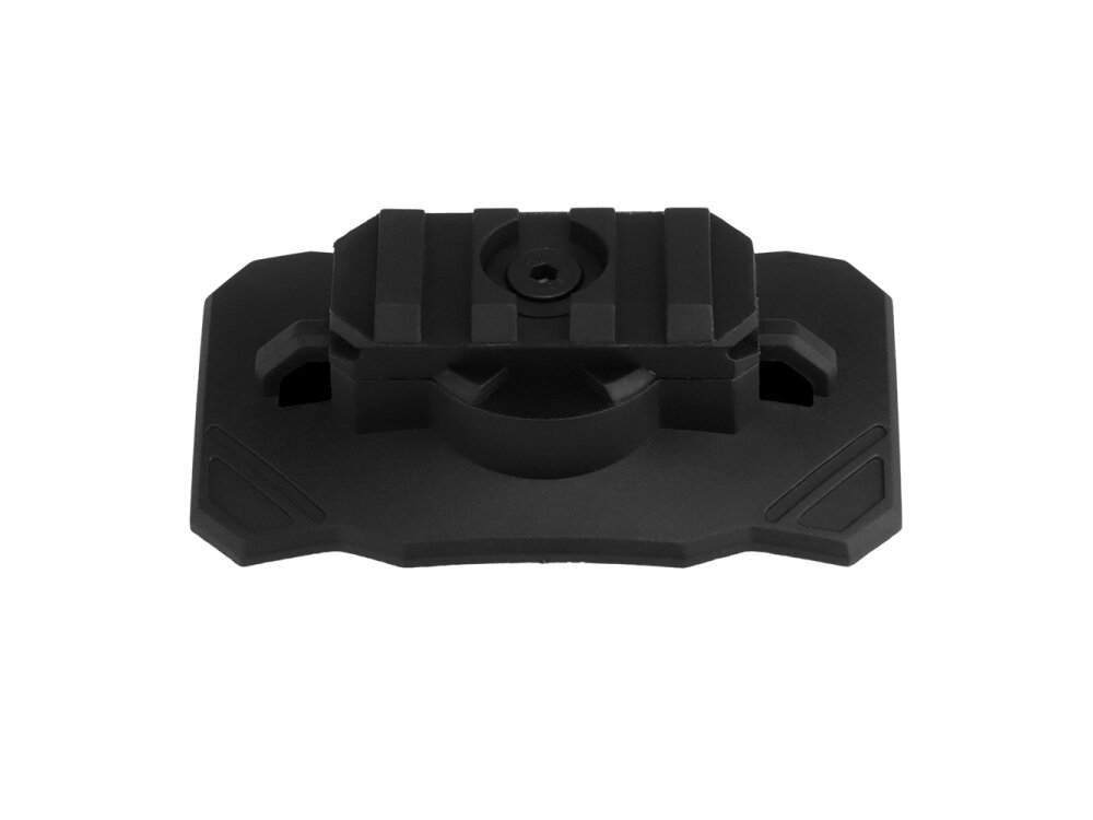 Universal flashlight mount for Wosport helmet Black 3