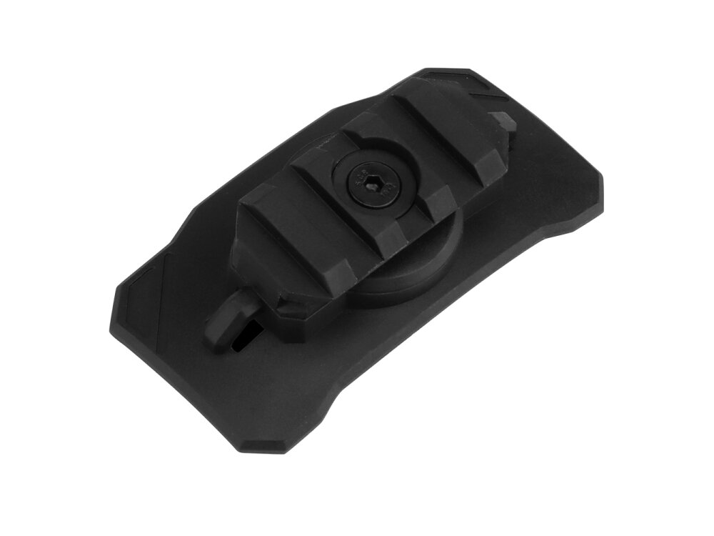 Universal flashlight mount for Wosport helmet Black 4