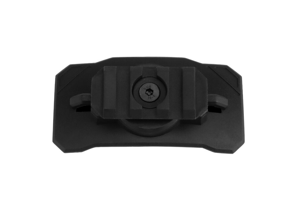 Universal flashlight mount for Wosport helmet Black 5