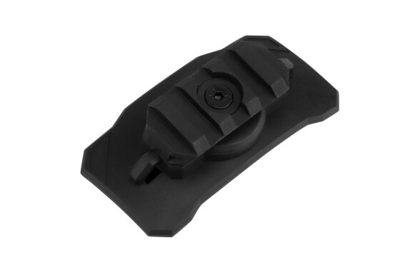 Universal flashlight mount for Wosport helmet Black 4