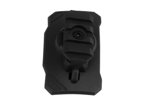 Universal flashlight mount for Wosport helmet Black 1