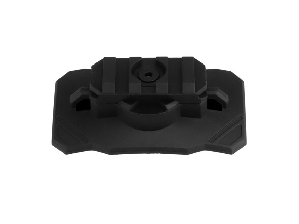 Universal flashlight mount for Wosport helmet Black 3