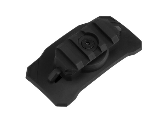 Universal flashlight mount for Wosport helmet Black 4