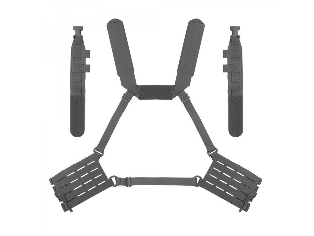 Wosport ARC Chest Rig Set Wolf Grey | Taktinės liemenės | Karinė ekipuotė