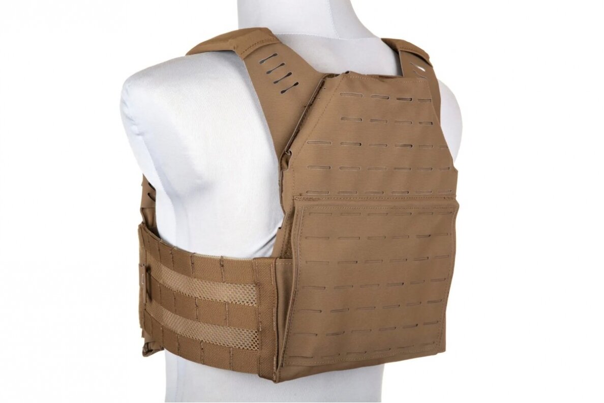 Wosport VE-97 Plate Carrier Tactical Vest Coyote Brown Wosport VE-97 Plate Carrier Tactical Vest Coyote Brown