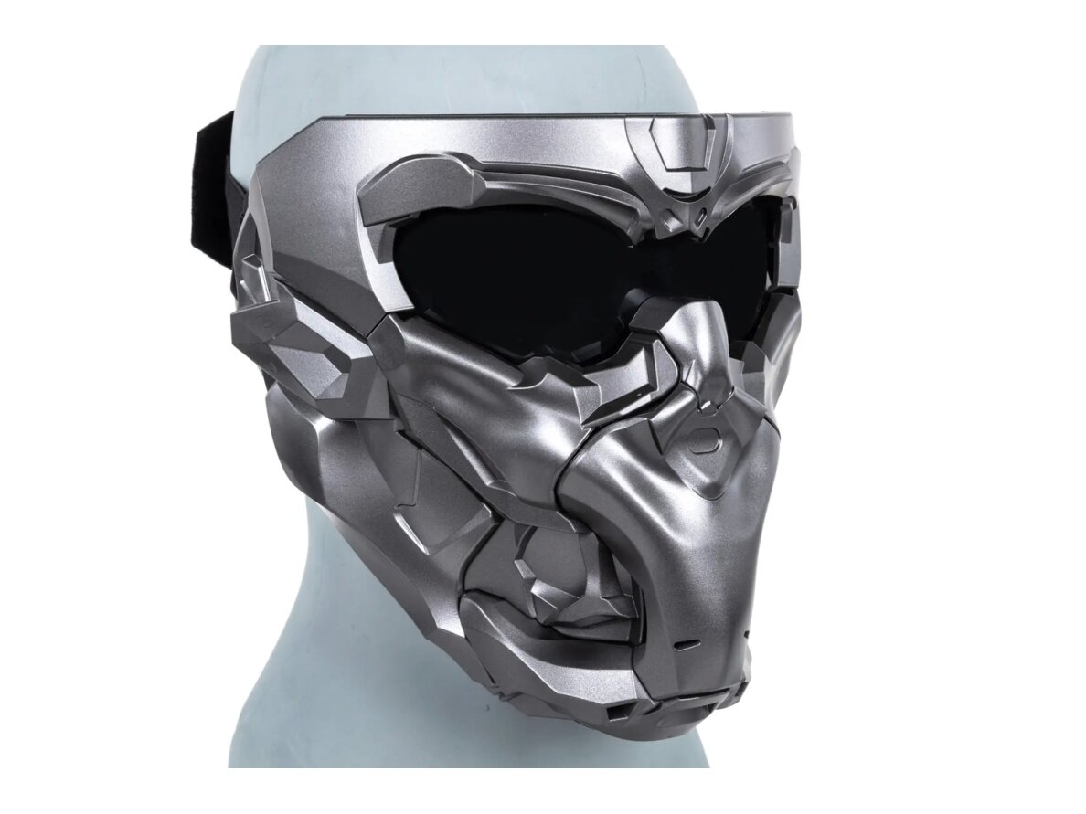 Wosport Doomsday MA-150 2-in-1 Mask Set Light Grey 3 Wosport Doomsday MA-150 2-in-1 Mask Set Light Grey 3