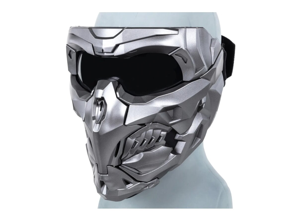 Wosport Doomsday MA-150 2-in-1 Mask Set Light Grey 5 Wosport Doomsday MA-150 2-in-1 Mask Set Light Grey 5