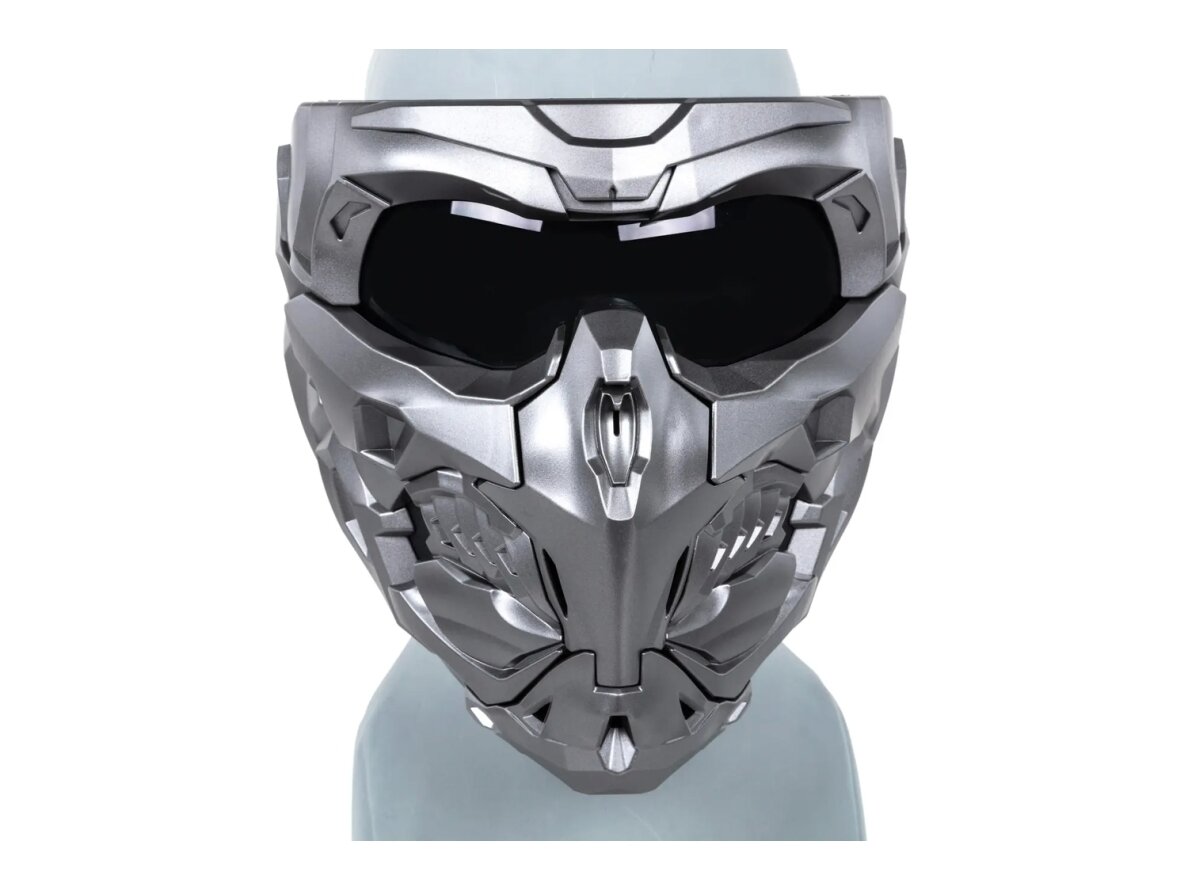 Wosport Doomsday MA-150 2-in-1 Mask Set Light Grey 7 Wosport Doomsday MA-150 2-in-1 Mask Set Light Grey 7