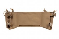 Wosport Chassis I administration panel for the Chest Rig MK4 Coyote Brown waistcoat