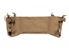 Wosport Chassis I administration panel for the Chest Rig MK4 Coyote Brown waistcoat