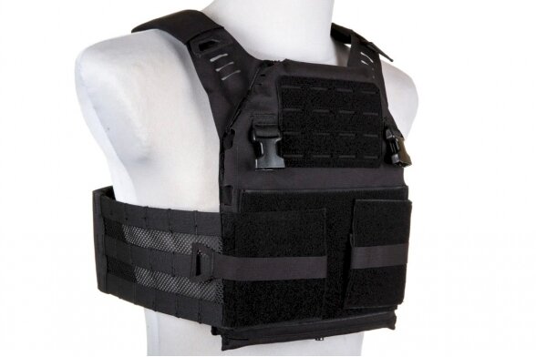 Wosport VE-97 Plate Carrier Tactical Vest Black 1