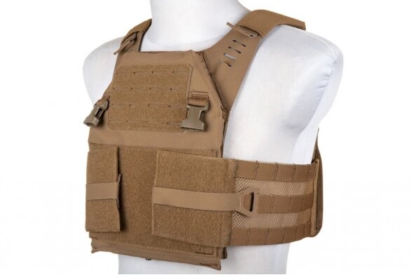 Wosport VE-97 Plate Carrier Tactical Vest Coyote Brown 4 Wosport VE-97 Plate Carrier Tactical Vest Coyote Brown 4