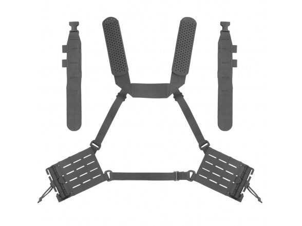 Wosport ARC Chest Rig Set Wolf Grey | Taktinės liemenės | Karinė ekipuotė