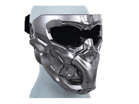 Wosport Doomsday MA-150 2-in-1 Mask Set Light Grey 3 Wosport Doomsday MA-150 2-in-1 Mask Set Light Grey 3