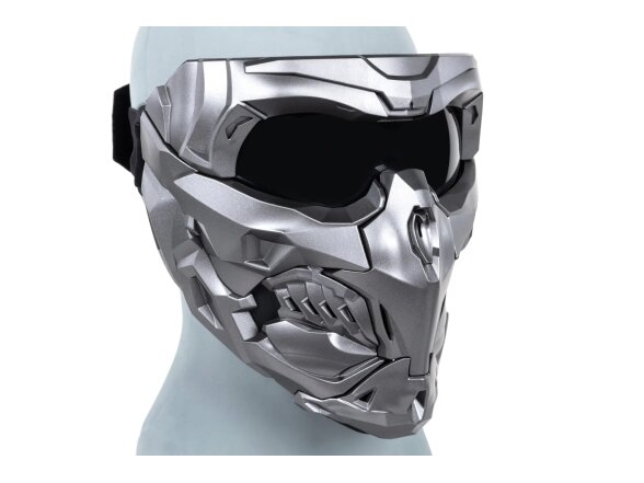 Wosport Doomsday MA-150 2-in-1 Mask Set Light Grey 4 Wosport Doomsday MA-150 2-in-1 Mask Set Light Grey 4